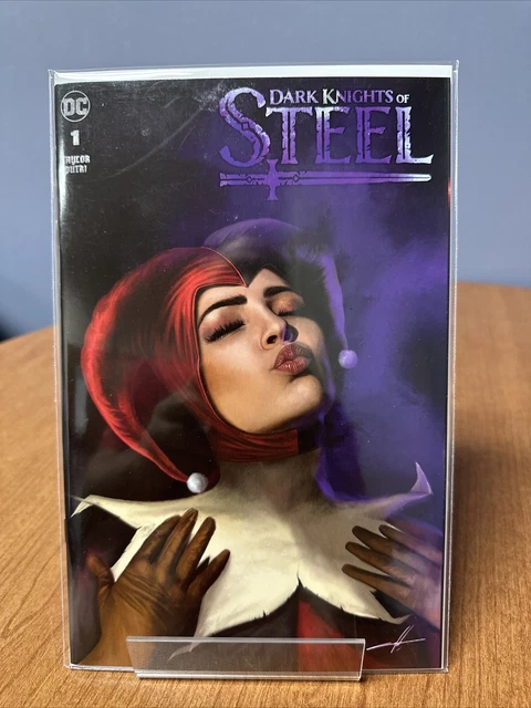 DARK KNIGHTS OF STEEL #1 Carla Cohen Harley Quinn Trade Dress Variant