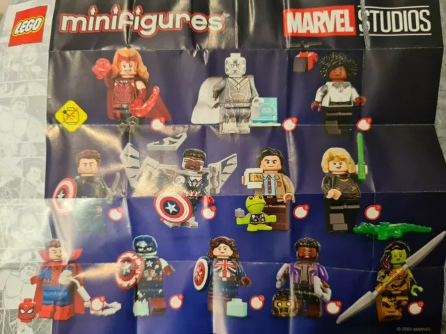 Lego marvel studios minifigure,pick your figure, opened to check fig then sealed