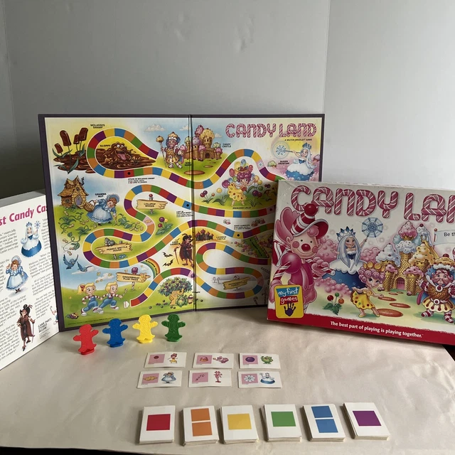 1999 CANDY LAND Board Game by Milton Bradley Complete aside from