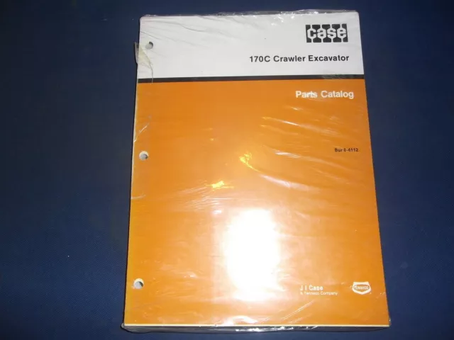 Custodia 170C Crawler Excavator Parts Book Manual New