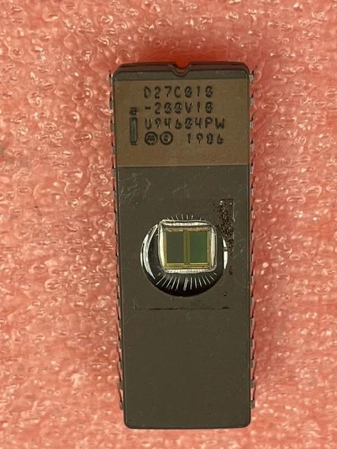 INTEL D27C010-200V10 EPROM 1Mbit 200ns - Nuovo In Tubo Originale