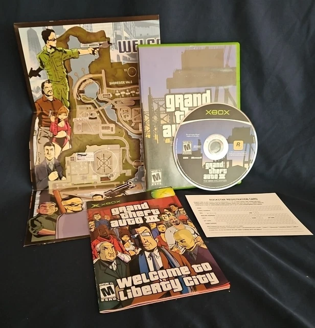 GRAND THEFT AUTO III The Xbox Collection GTA 3 Original Xbox COMPLET