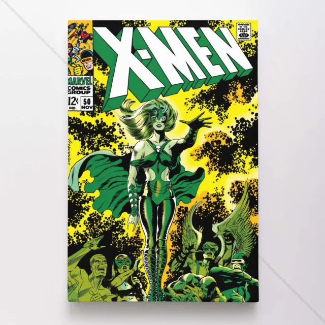 Uncanny X-Men Poster Canvas Vol 1 #50 Xmen Marvel Comic Book Art Print