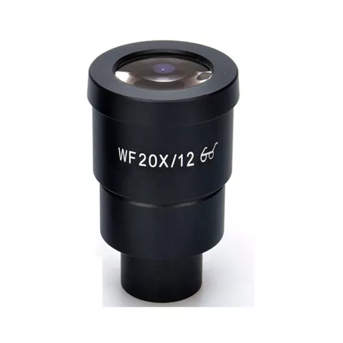 Compound Microscope Eyepiece WF20X /12  With Reticle Crosshair 30mm Tube
