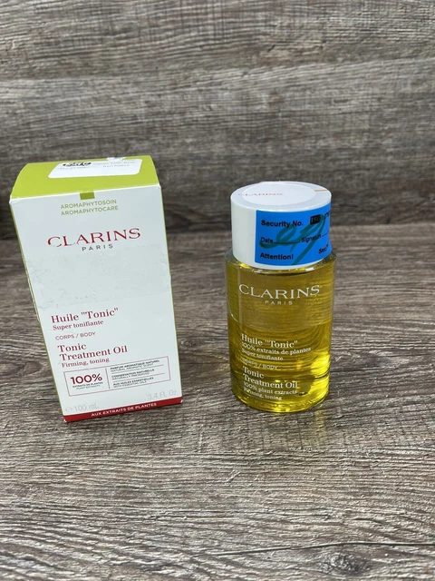 CLARINS Huile Tonic Body Treatment Oil Firming Toning 3.4 Oz 100mL