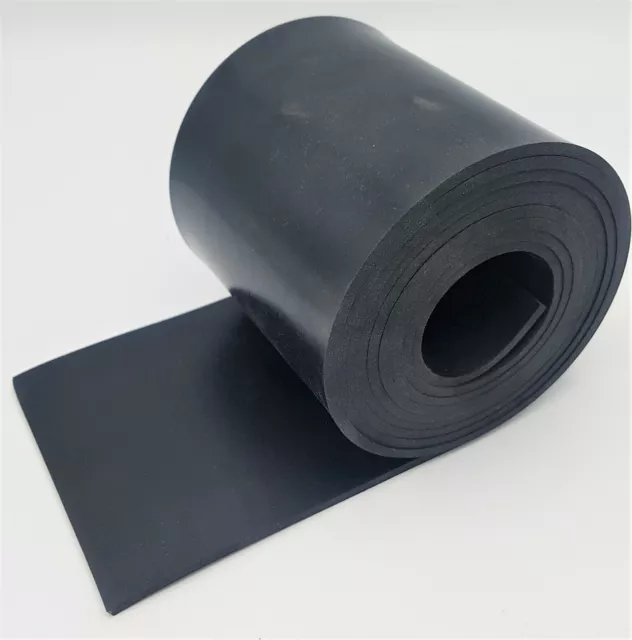 EPDM Gummistreifen 100mm breit - DICKE 1mm 2mm 3mm 4mm - LÄNGE 0,05m bis 10m