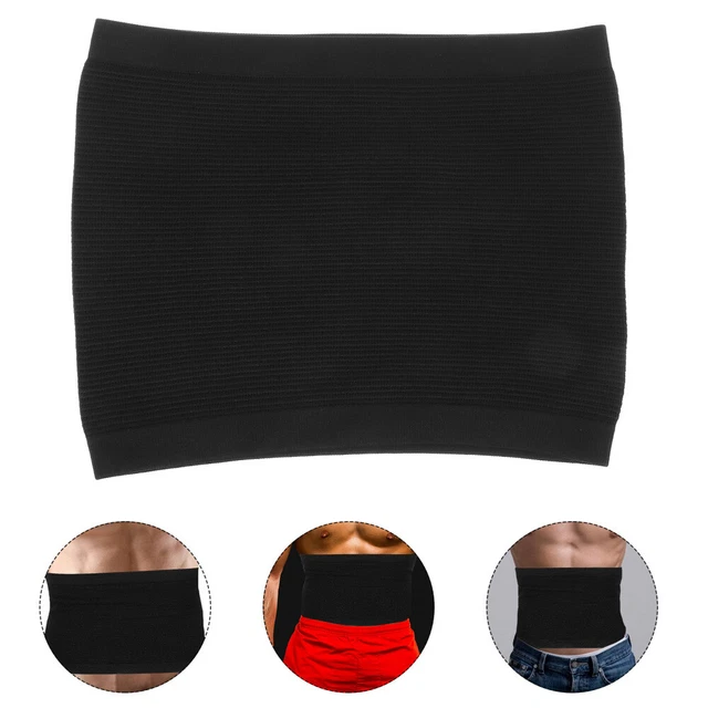 MATERNITY BELLY BAND Belt Black Waist Abdomen Shaper Slimming for Beer