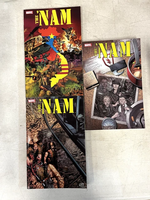 The Nam Volume 1, 2 & 3  Marvel Deluxe TPB - Vietnam War Stories Doug Murray