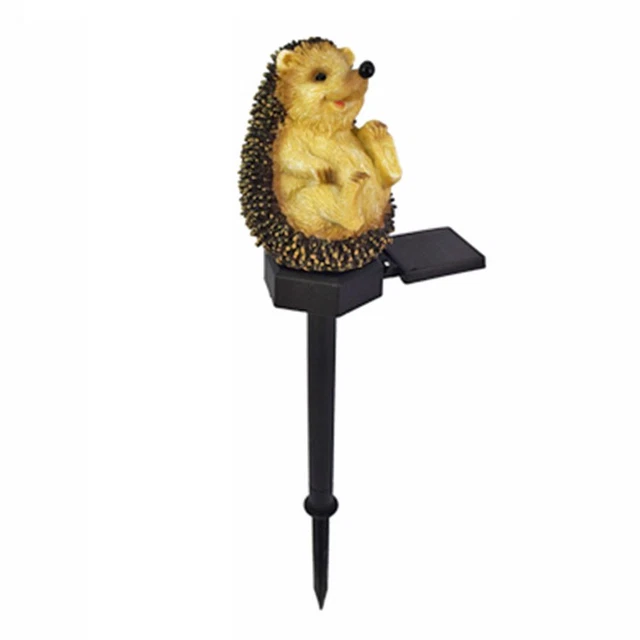 Solar Light Resin Hedgehog Outdoor Garden Courtyard Lawn Landscape Lamp (B) FS2#