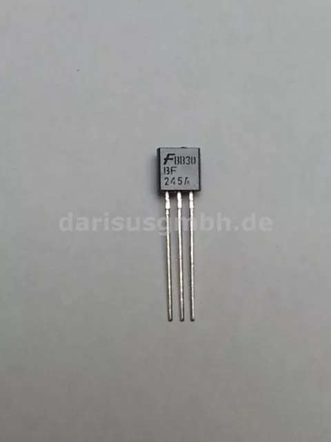 BF245A, JFET, N-Channel, 30V, 25mA, 300mW, TO92 NEW [5 pcs] #BP