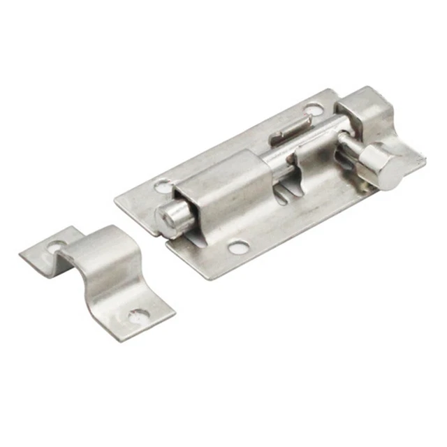 Cerradura de puerta de 2 pulgadas puerta con cerradura acero inoxidable puerta de madera armario práctico