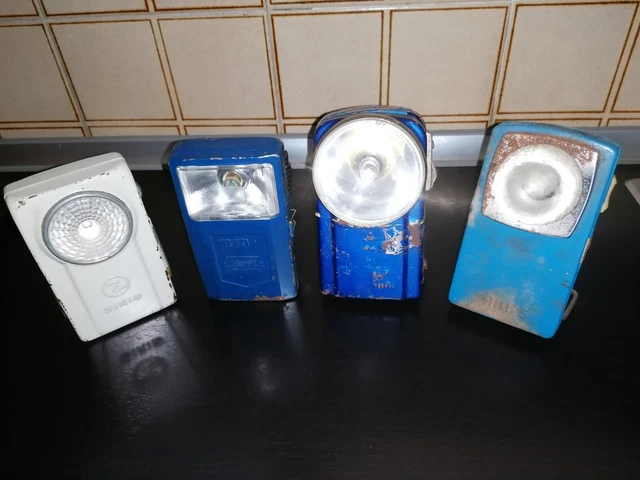 4 X Torcia Vintage Sirio Z/Superpila M 79/Warner/Philips