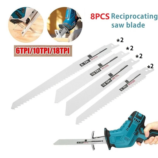 Lame bi-métal pour coupe de bois stratifiés, métal, inox et plastique boîte de 5 pièces main image 1
