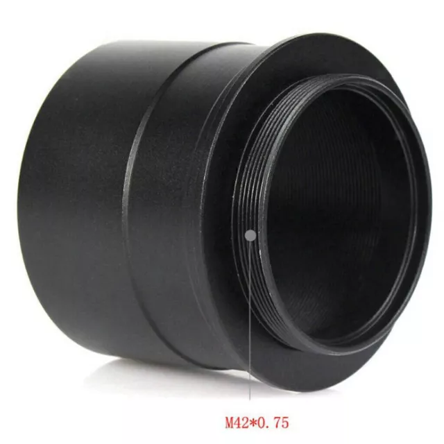 2" 50.8mm to T2 M42*0.75 Thread Telescope Mount Adapter Accept 2-inch Filter
