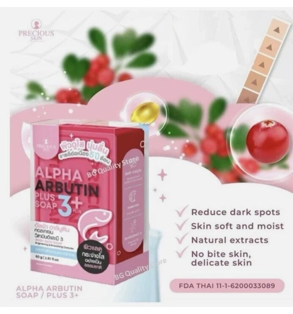Savon éclaircissant VEETGOLD Alpha Arbutin 3 - Anti-taches, Anti-boutons, Anti-âge - 80 Ml - Neuf