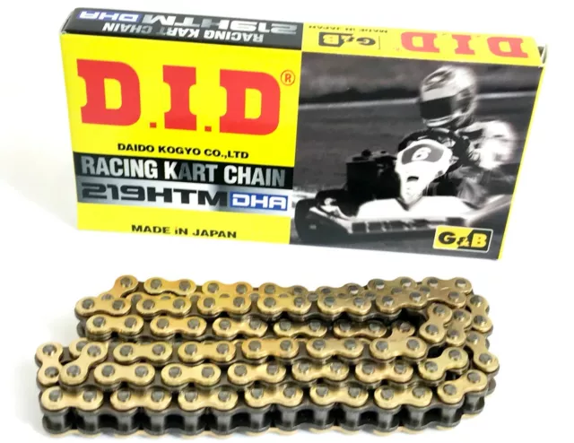 110 Link Did Dha 219 Pitch Kart Chain Rotax Cadet Honda Iame X30 Tkm Tonykart