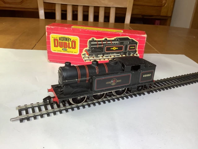 Hornby Dublo 2 Rail 2217 BR 0-6-2 Class N2 Tank Locomotive 69550 serviced
