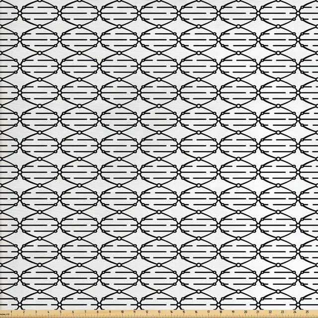 Gewebe als Meterware DNA-Kette förmige Elemente, 148cm x 200cm