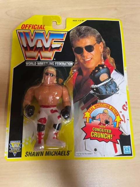 WWF Wrestling Hasbro Action Figur Shawn Michaels auf MOC Neu + OVP (OB)