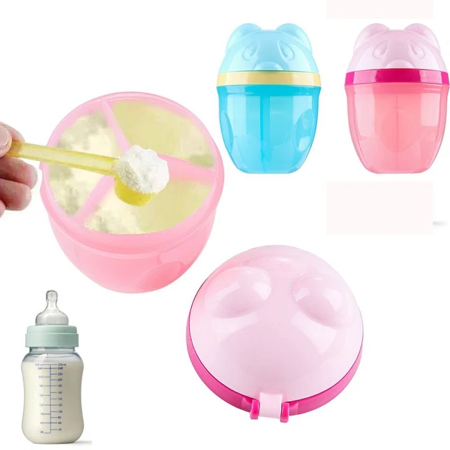 Caja de alimentación de suplementos dispensador de leche en polvo contenedor de fórmula de almacenamiento de alimentos