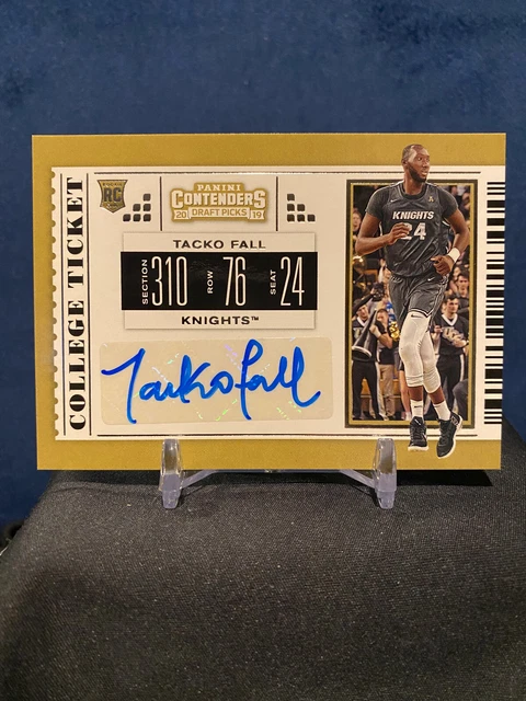 Tacko Fall 2019-20 Panini Contenders Draft 118 Ticket Auto Rookie RC
