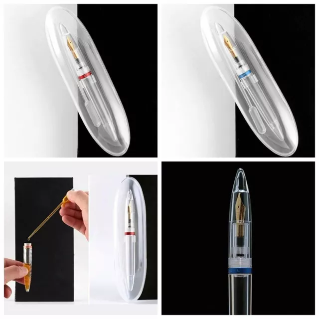 Acrylic Calligraphy Pen Clean Transparent Fountain Pen   Student Gifts