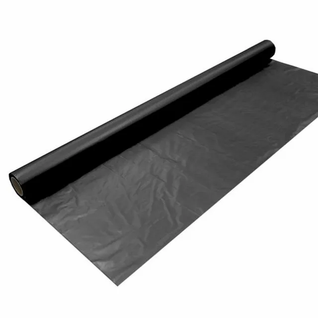 Party Essentials 40in. x 150ft. HD Plastic Banquet Roll-Black