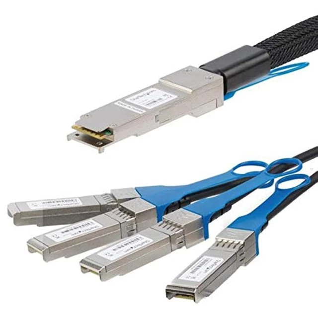 StarTech.com Cisco QSFP-4SFP10G-CU5M Compatible 5m 40G QSFP+ to 4x SFP+ Direct