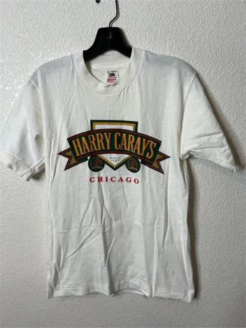 Vintage Unworn Harry Caray's Chicago Shirt Size Small Restaurant Cubs
