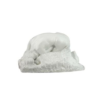 NUDE WOMAN-LYING FACE Down On The Rock(White) - Artistic Sculpture £50.