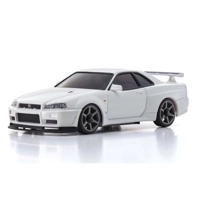 KYOSHO ASC MINI-Z Body Nissan Skyline GT-R R34 V.Spec II Nur Nur White ...