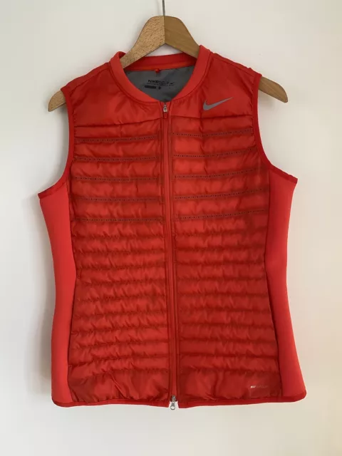 NIKE GOLF LADIES Women s Gilet Aeroloft Crimson Red Size Large Nike 802902 696 29.99 PicClick UK