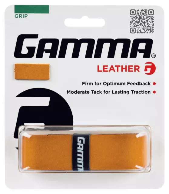 Gamma Leather Tennis Racquet Racket Replacement Grip