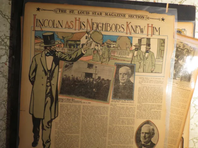 Politics History Newspaper C191? LINCOLN AS HIS NEIGHBORS KNEW HIM