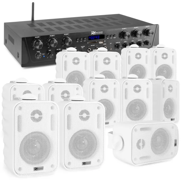 Power Dynamics PK-PV260BT-3 6-Zone Stereo Sound System