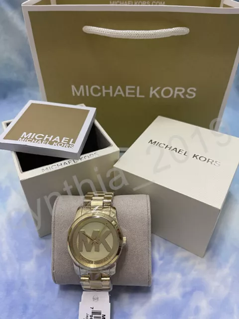 Michael Kors MK5786 Runway 38mm Case Gold-Tone Stainless Steel Women's Watch