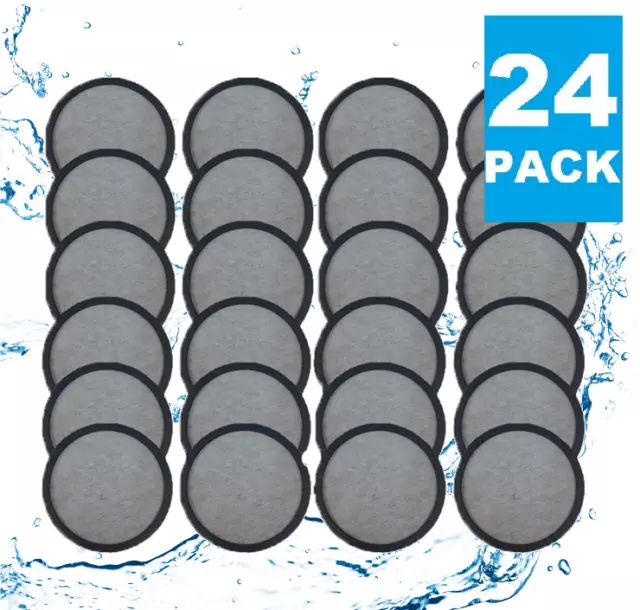 (24) Superior Replacement Charcoal Water Filter Disks for ALL Mr Coffee Machines