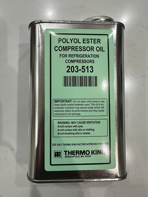 Thermo King 203-515 2030515 Compressor Oil Refrigeration Systems 1L