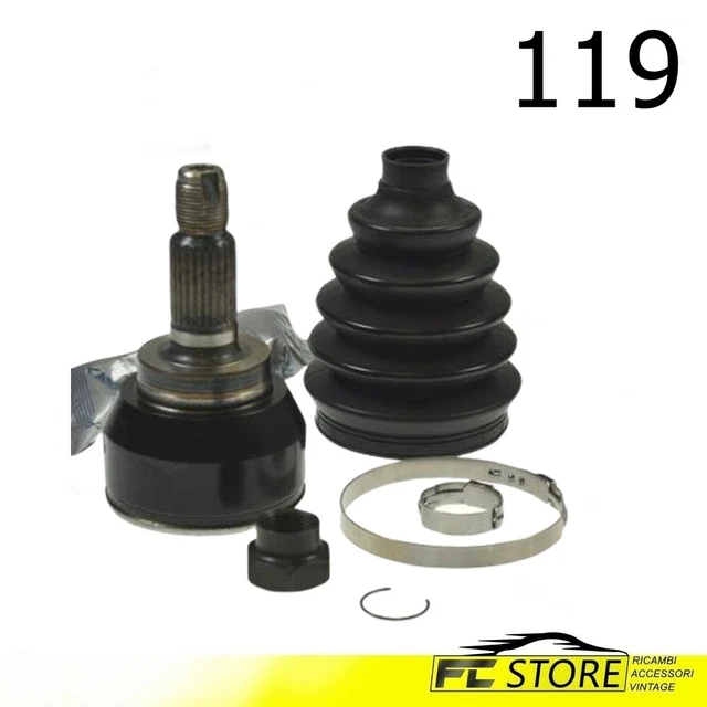 Set Di 2 Giunti Di Trasmissione Lato Ruota Anteriore - Compatibile Con Audi, VW, Skoda, Seat, Diametro 98 Mm, Filettatura M16x1.5