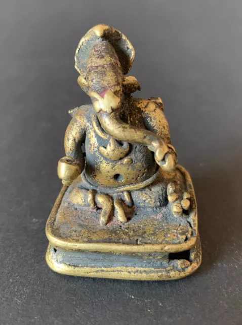 Indien Antique Indian Hindu Bronze Asia Buddha Nepal Krishna Shiva Ganesha 421