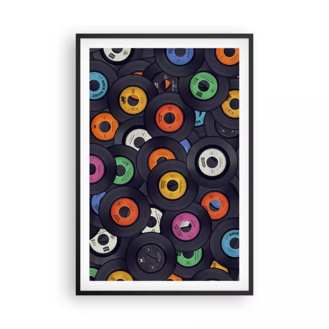 Cuadro Poster de Pared 61x91cm Póster Marco Placas vinilos gráficos Wall Art