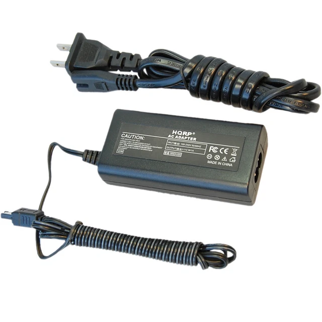 HQRP AC Adapter Charger for JVC Everio GZ-MS120AUS GZ-MS120B GZ-MS120BUS