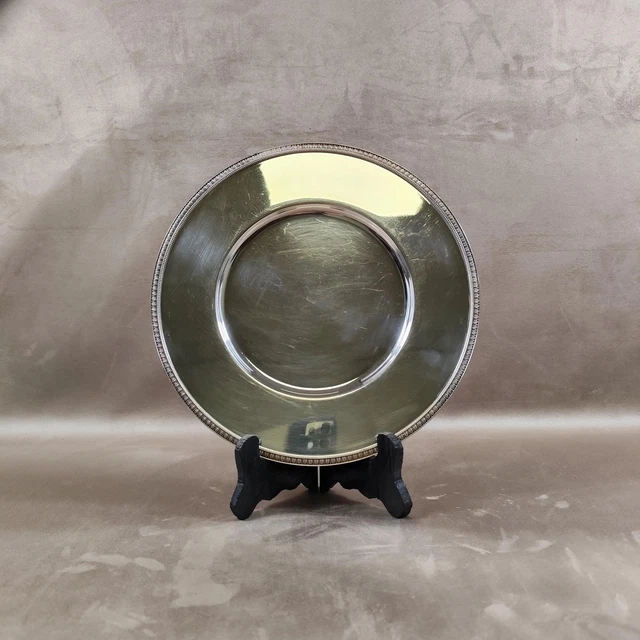 PLAT OVALE METAL ARGENTE GALLIA FRANCE PROD CHRISTOFLE POINCON COQUILLE H3858 Imgx1200 4010