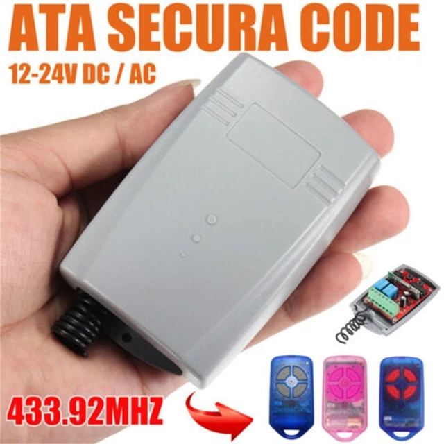 CODE ROLLING CODE Universal 2-Channel Receiver Remote Control Switch ...