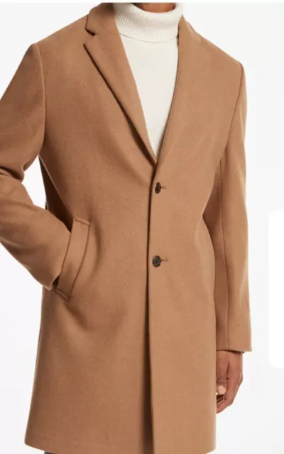 BN Michael Kors Kensington Woven Camel Coat - Medium