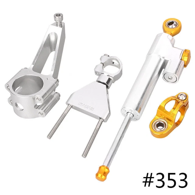 CNC Motorcycle Steering Damper Stabilizer kit Fit for Honda CBR600 F4i 2001-2007