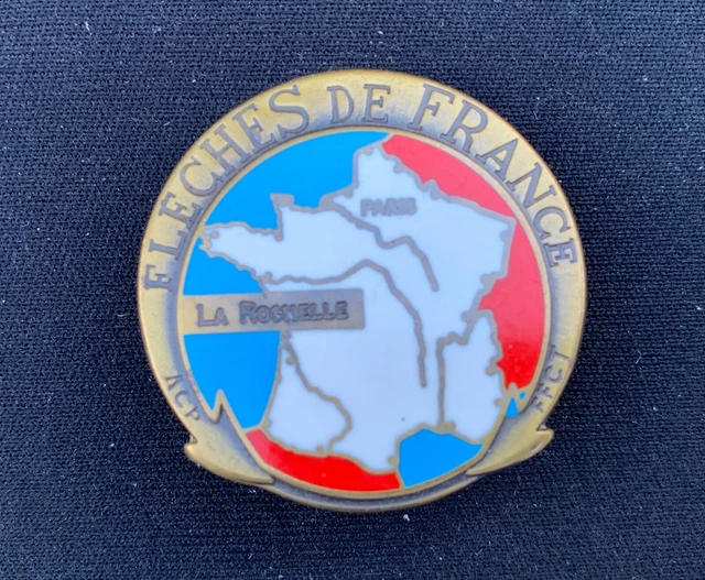 Pin's FFSG - Fédération Française Des Sports De Glace - Insigne Club Français - Fabriqué En France