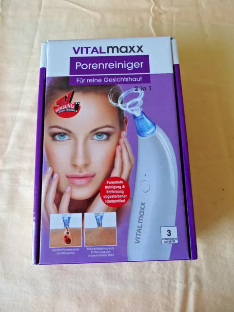 Vitalmaxx Porenreiniger für die reine Gesichtshaut 2in1