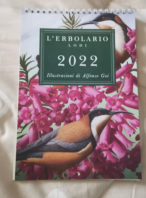 L'ERBOLARIO - Calendario 2022 - illustrazioni di Alfonso Goi