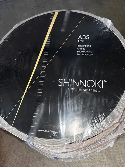 Lot Of 5 Rolls - SHINNOKI Prefinished Wood Panels 1mm - ABS "Manhattan Oak"